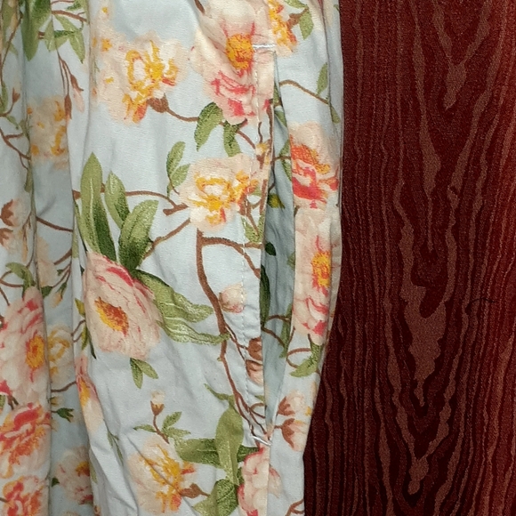 SOCIETY SOCIAL Croft & Barrow THE CHARLOTTE DRESS Maxi Floral Pockets Women's 12 - Picture 8 of 16